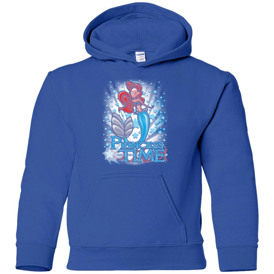 Sweatshirts Royal / YS Princess Time Ariel Youth Hoodie