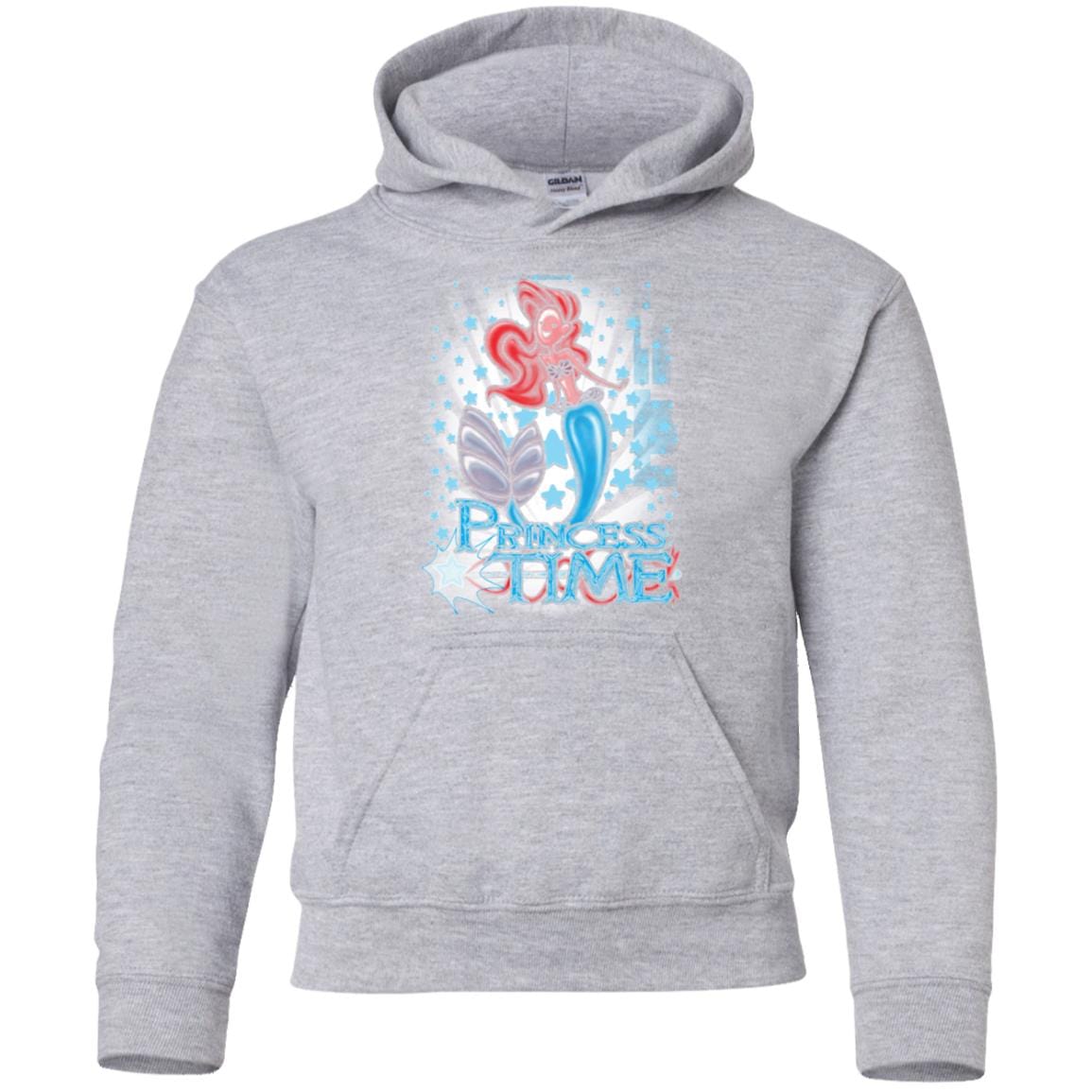 Sweatshirts Sport Grey / YS Princess Time Ariel Youth Hoodie