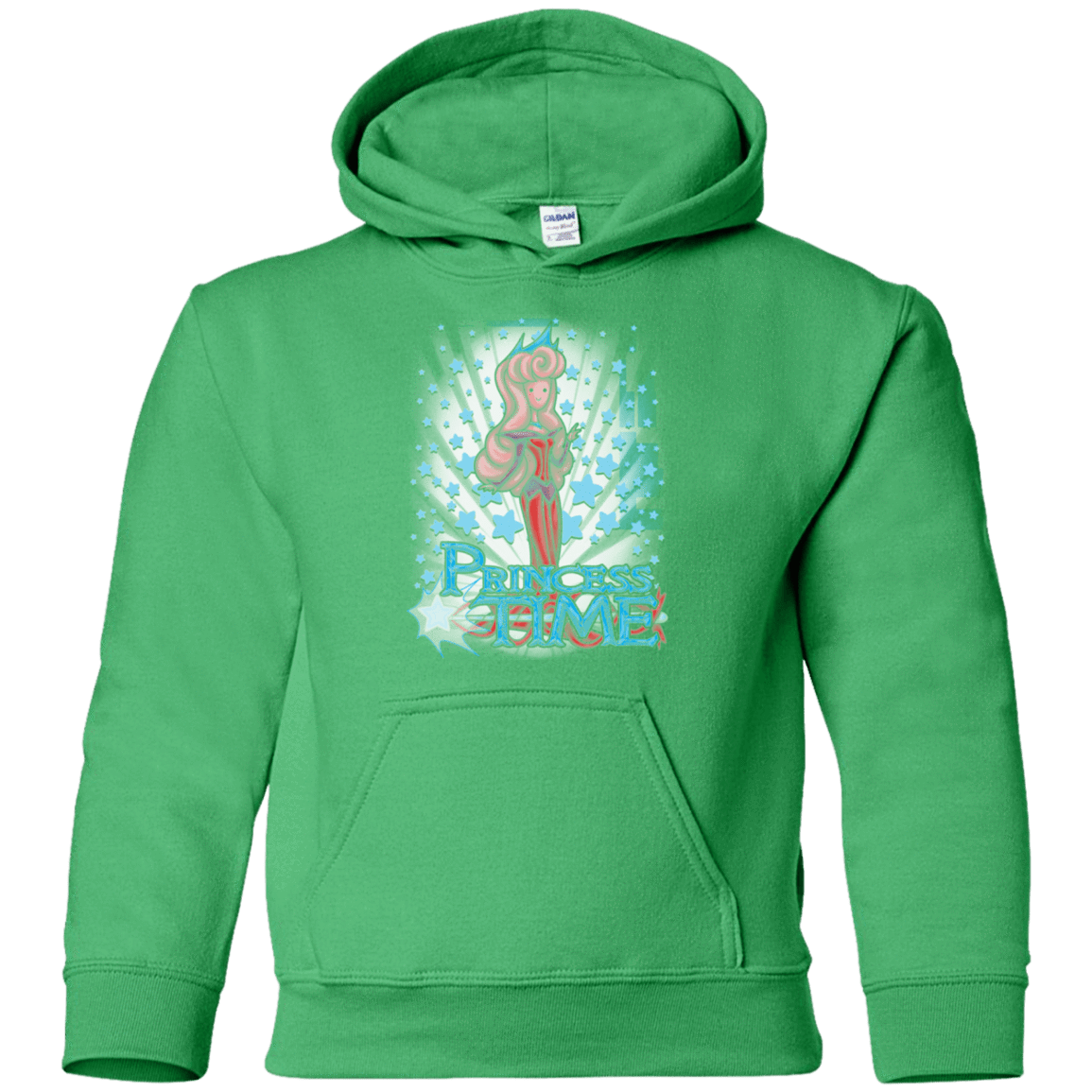 Sweatshirts Irish Green / YS Princess Time Aurora Youth Hoodie