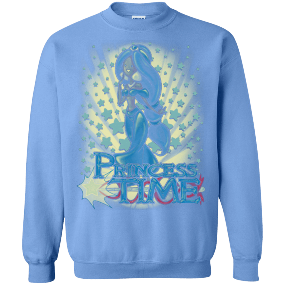 Sweatshirts Carolina Blue / Small Princess Time Jasmine Crewneck Sweatshirt