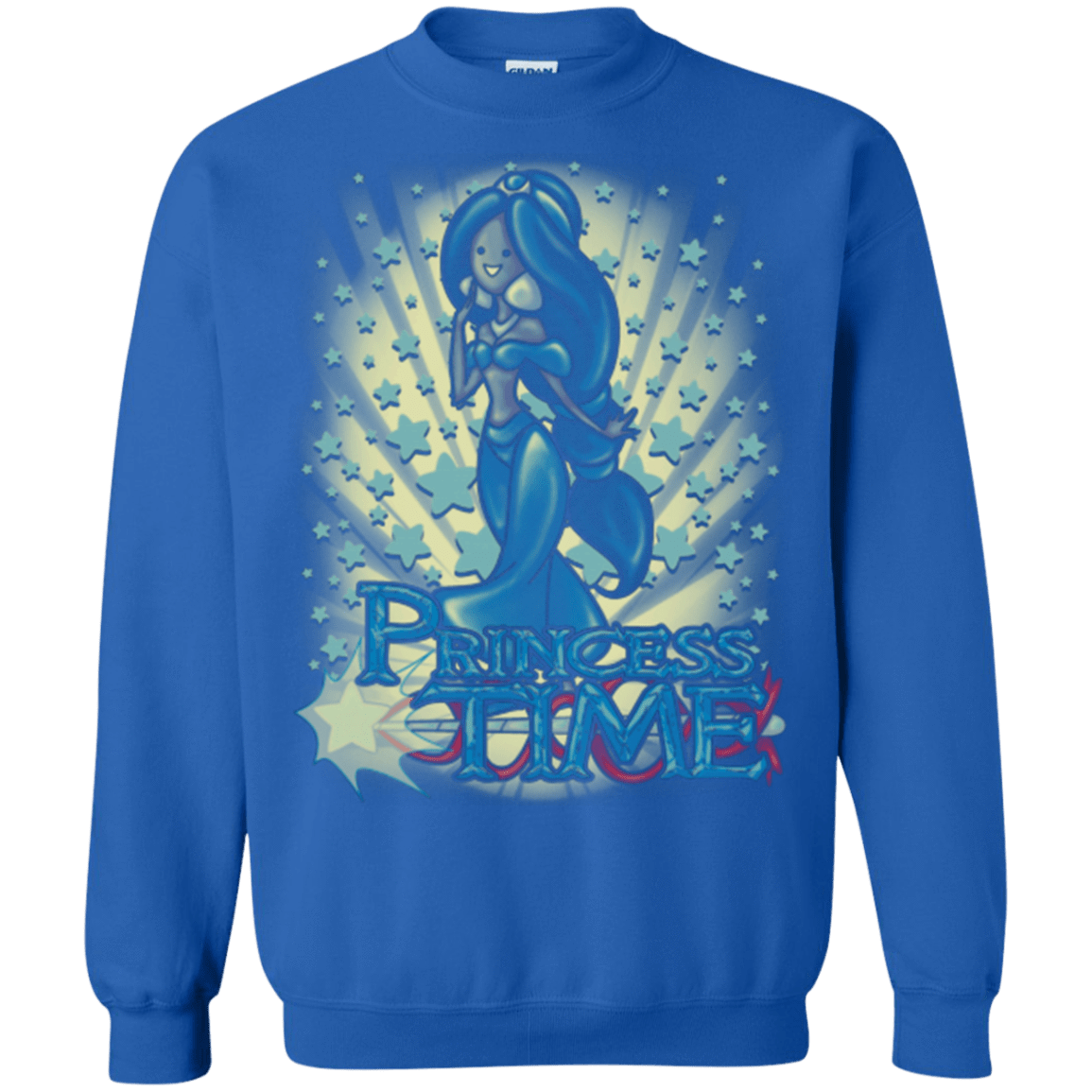 Sweatshirts Royal / Small Princess Time Jasmine Crewneck Sweatshirt