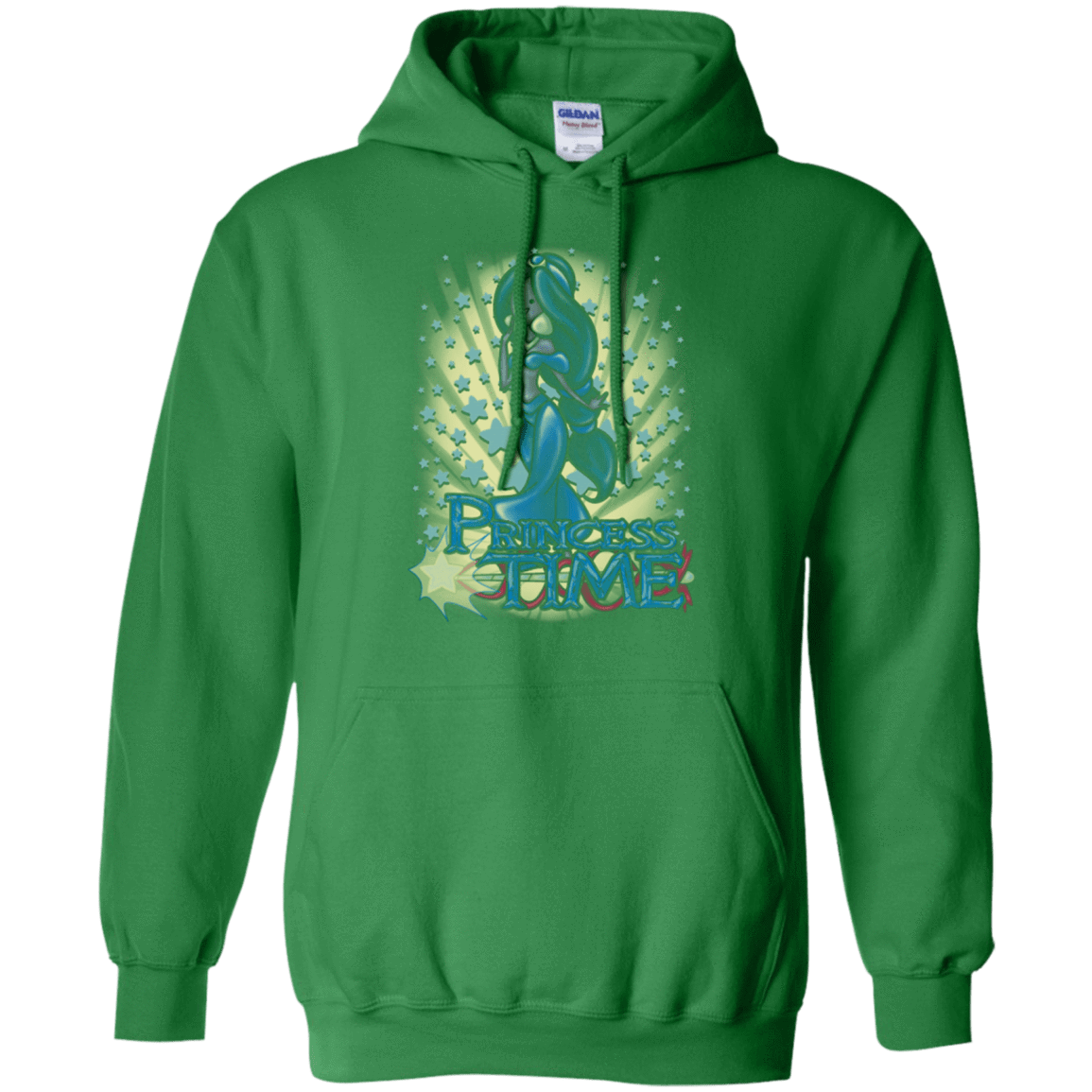 Sweatshirts Irish Green / Small Princess Time Jasmine Pullover Hoodie
