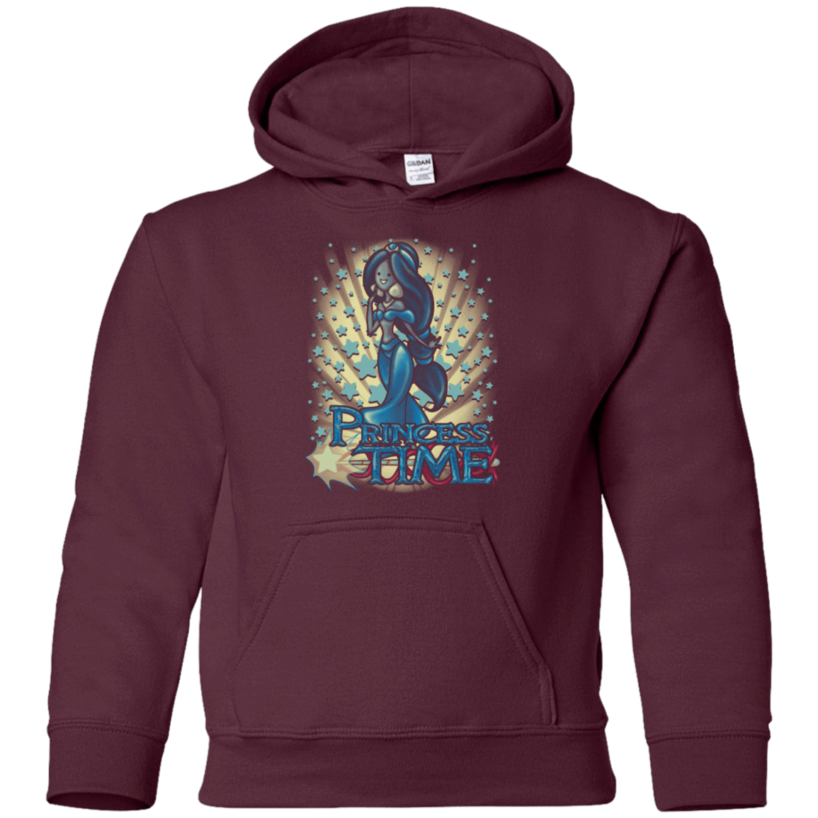 Sweatshirts Maroon / YS Princess Time Jasmine Youth Hoodie