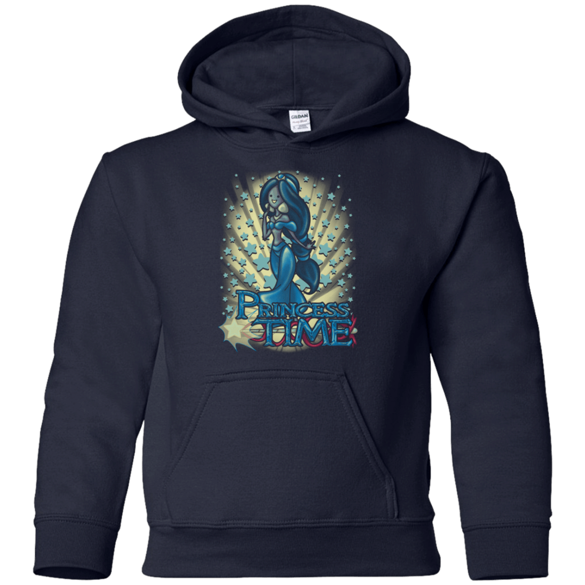 Sweatshirts Navy / YS Princess Time Jasmine Youth Hoodie