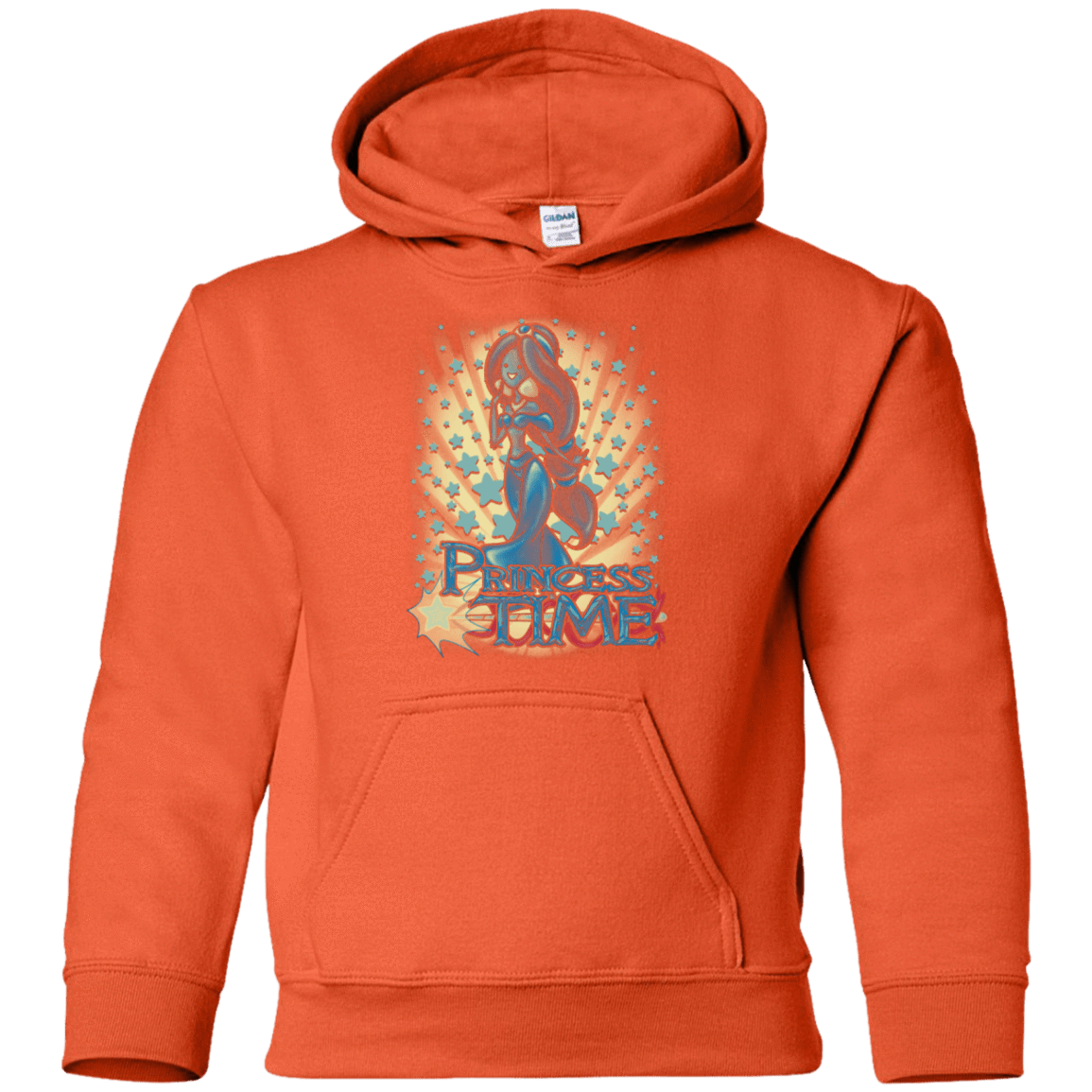 Sweatshirts Orange / YS Princess Time Jasmine Youth Hoodie
