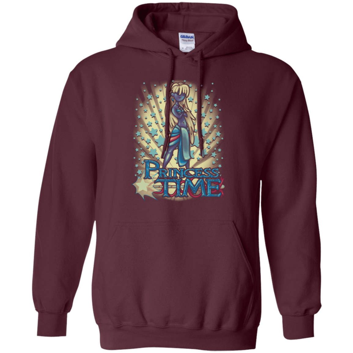 Sweatshirts Maroon / Small Princess Time Kida Pullover Hoodie