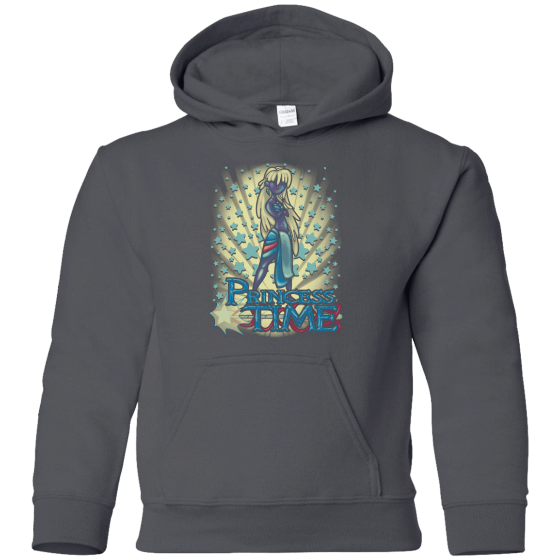 Sweatshirts Charcoal / YS Princess Time Kida Youth Hoodie