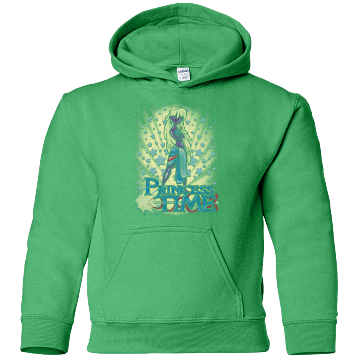 Sweatshirts Irish Green / YS Princess Time Kida Youth Hoodie