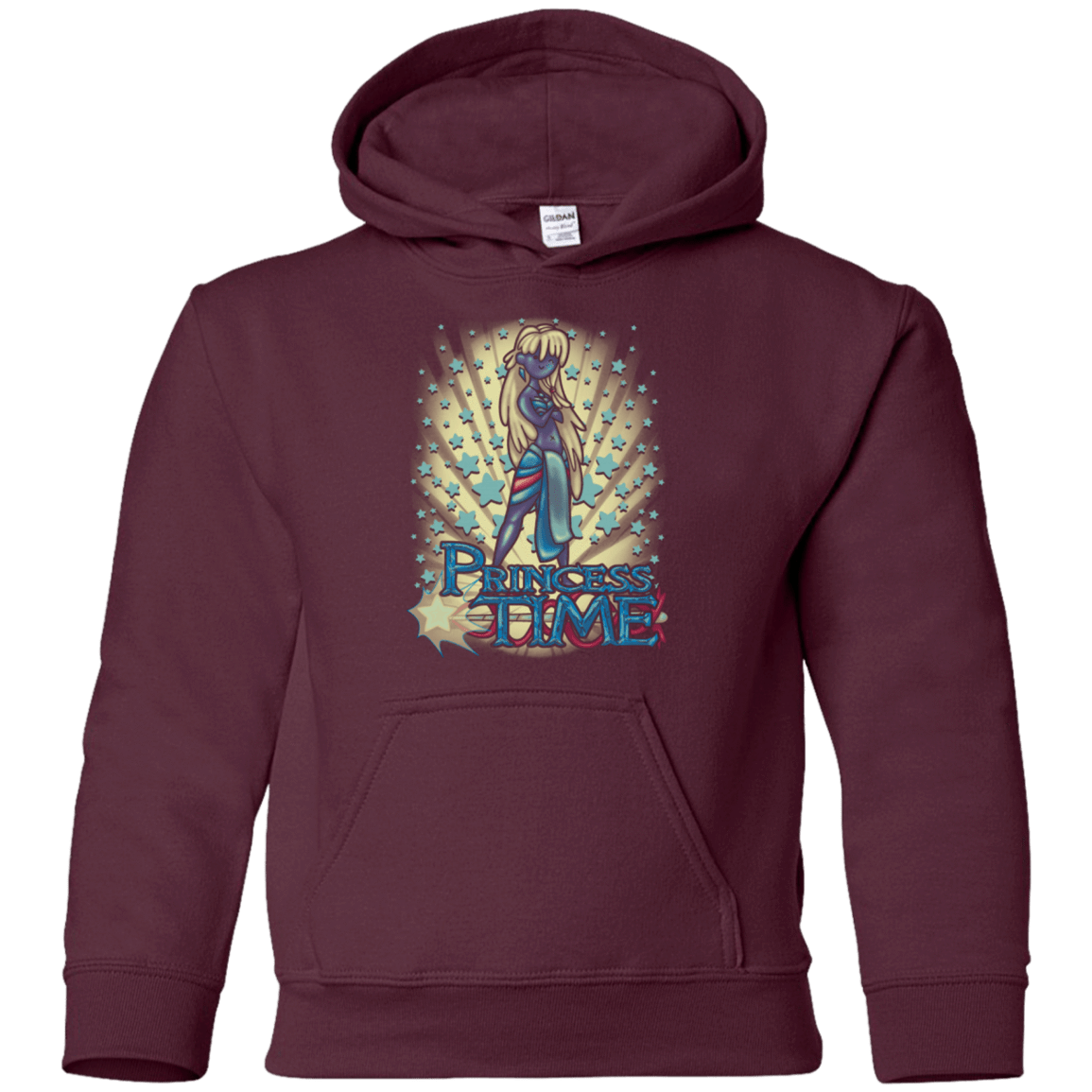 Sweatshirts Maroon / YS Princess Time Kida Youth Hoodie