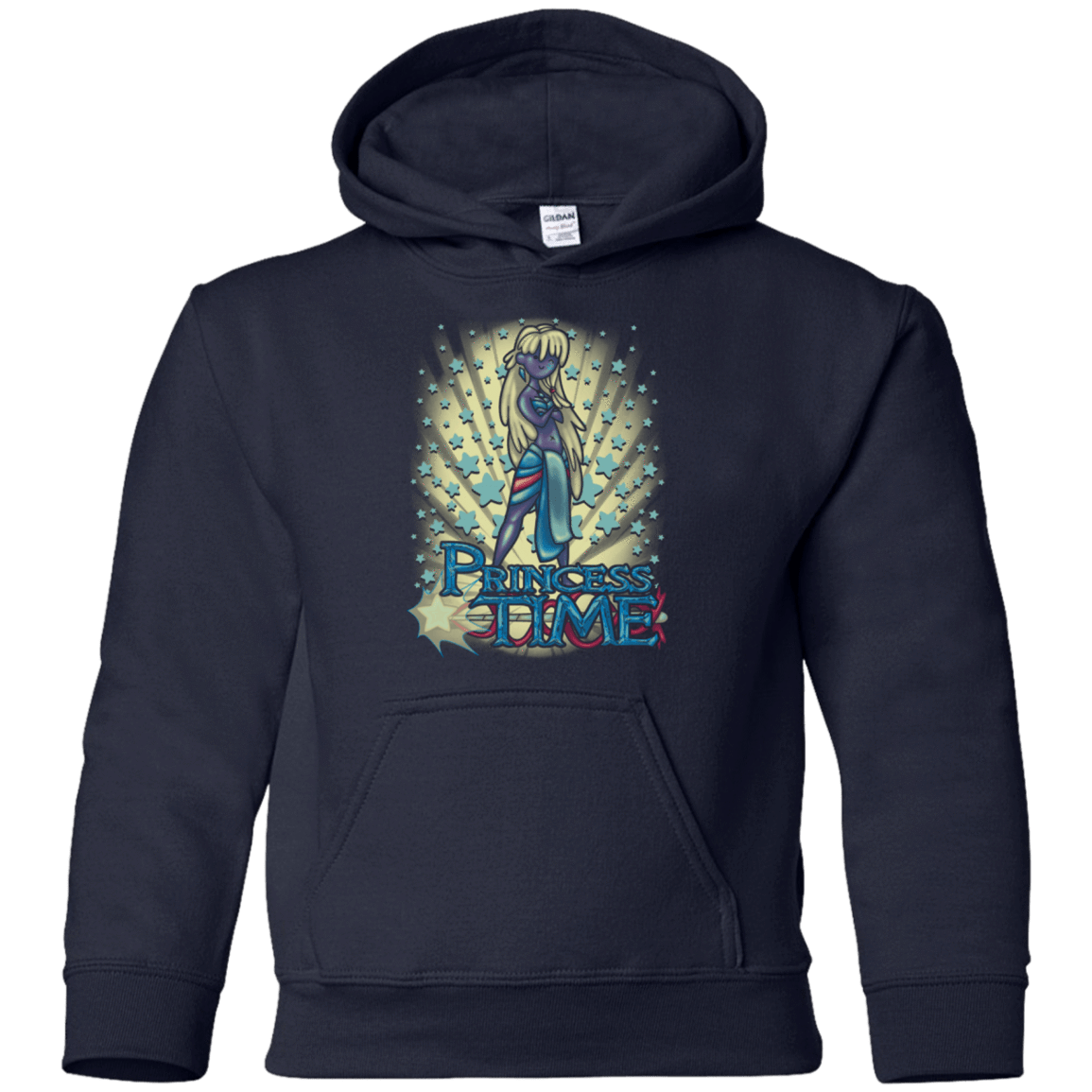Sweatshirts Navy / YS Princess Time Kida Youth Hoodie