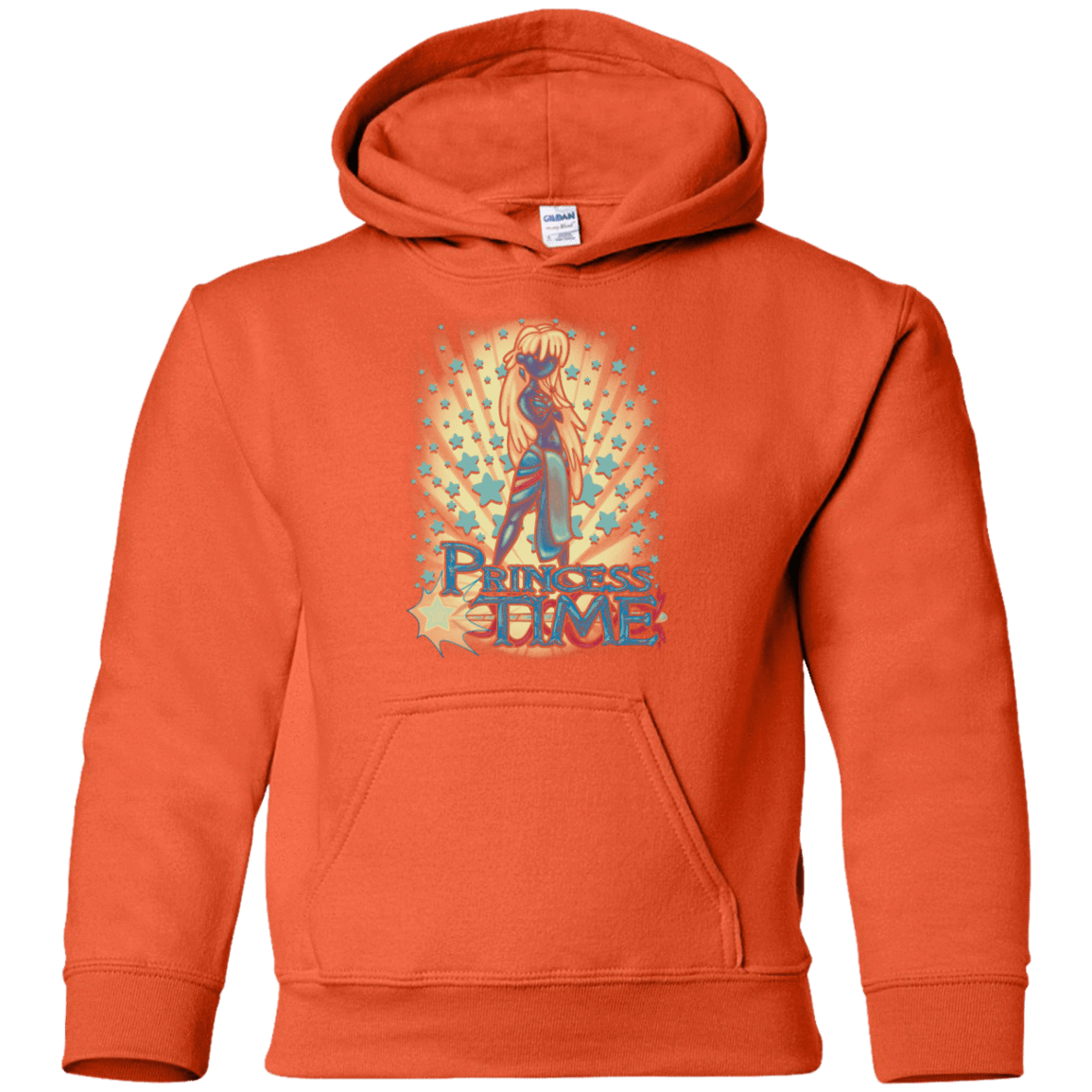 Sweatshirts Orange / YS Princess Time Kida Youth Hoodie