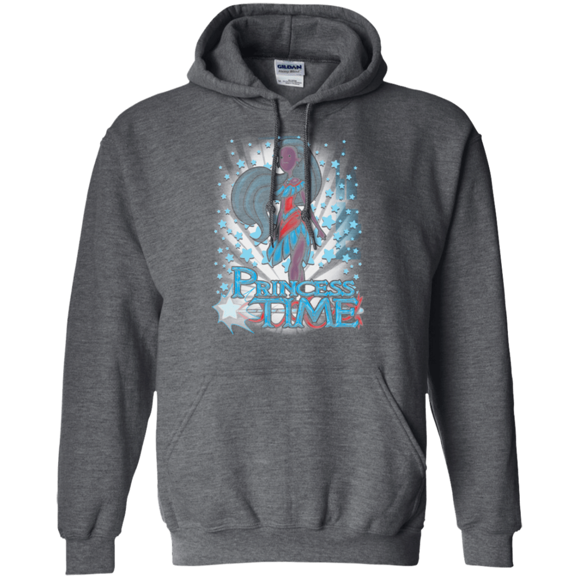 Sweatshirts Dark Heather / Small Princess Time Pocahontas Pullover Hoodie