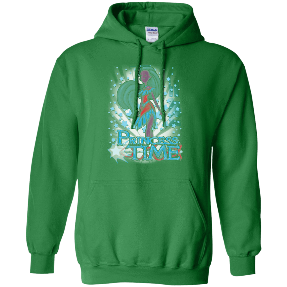 Sweatshirts Irish Green / Small Princess Time Pocahontas Pullover Hoodie