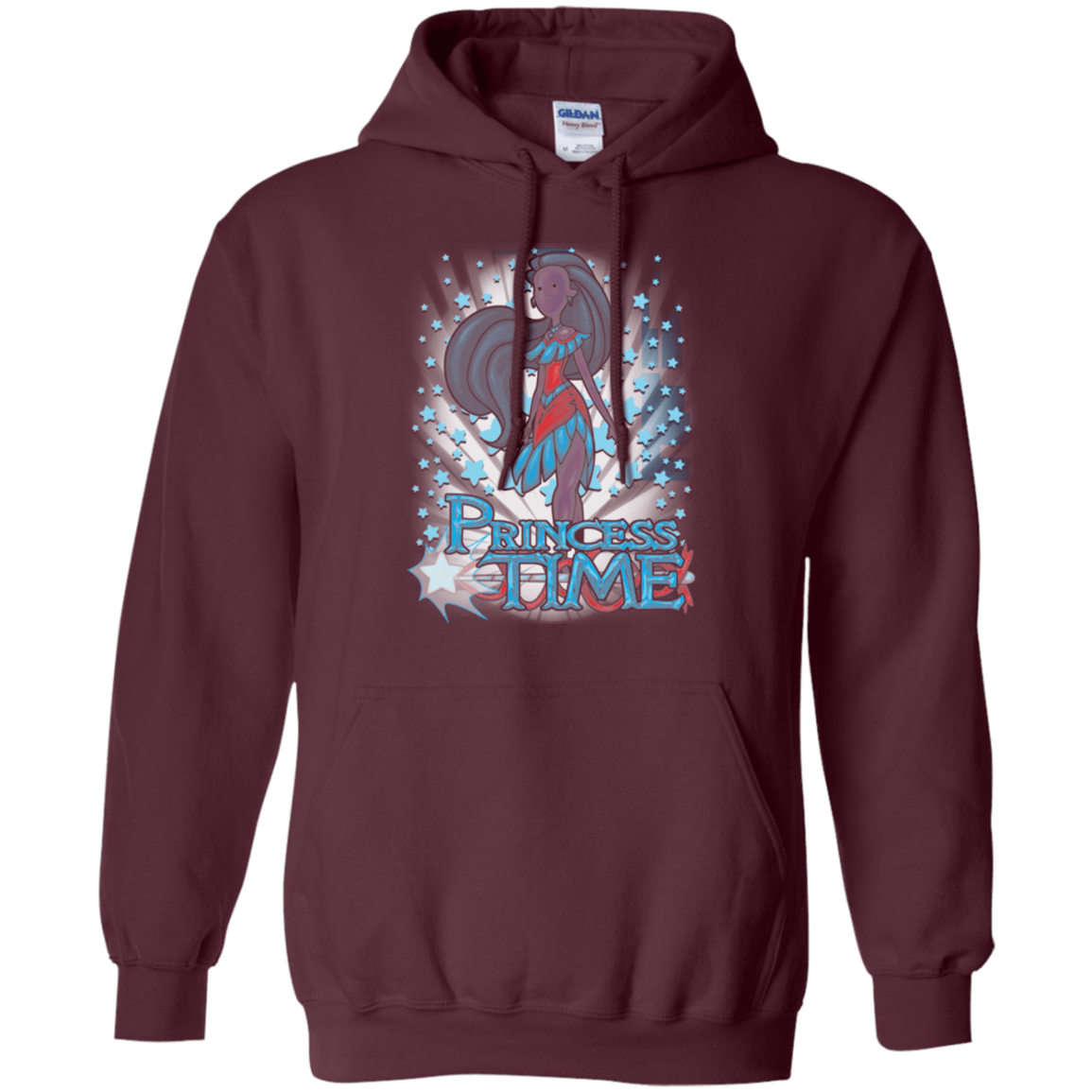 Sweatshirts Maroon / Small Princess Time Pocahontas Pullover Hoodie