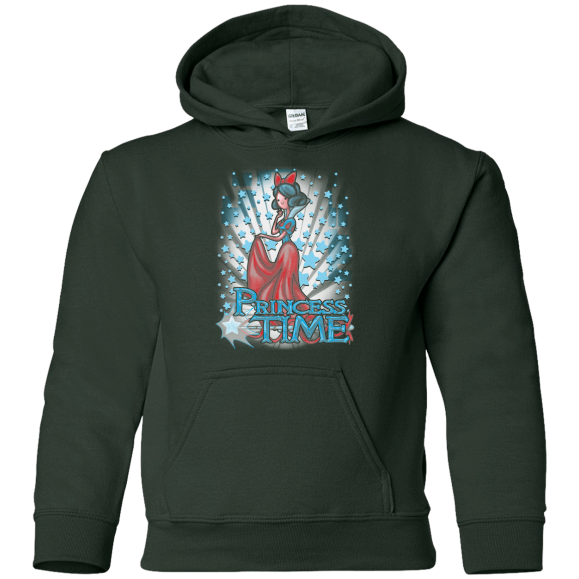Sweatshirts Forest Green / YS Princess Time Snow White Youth Hoodie