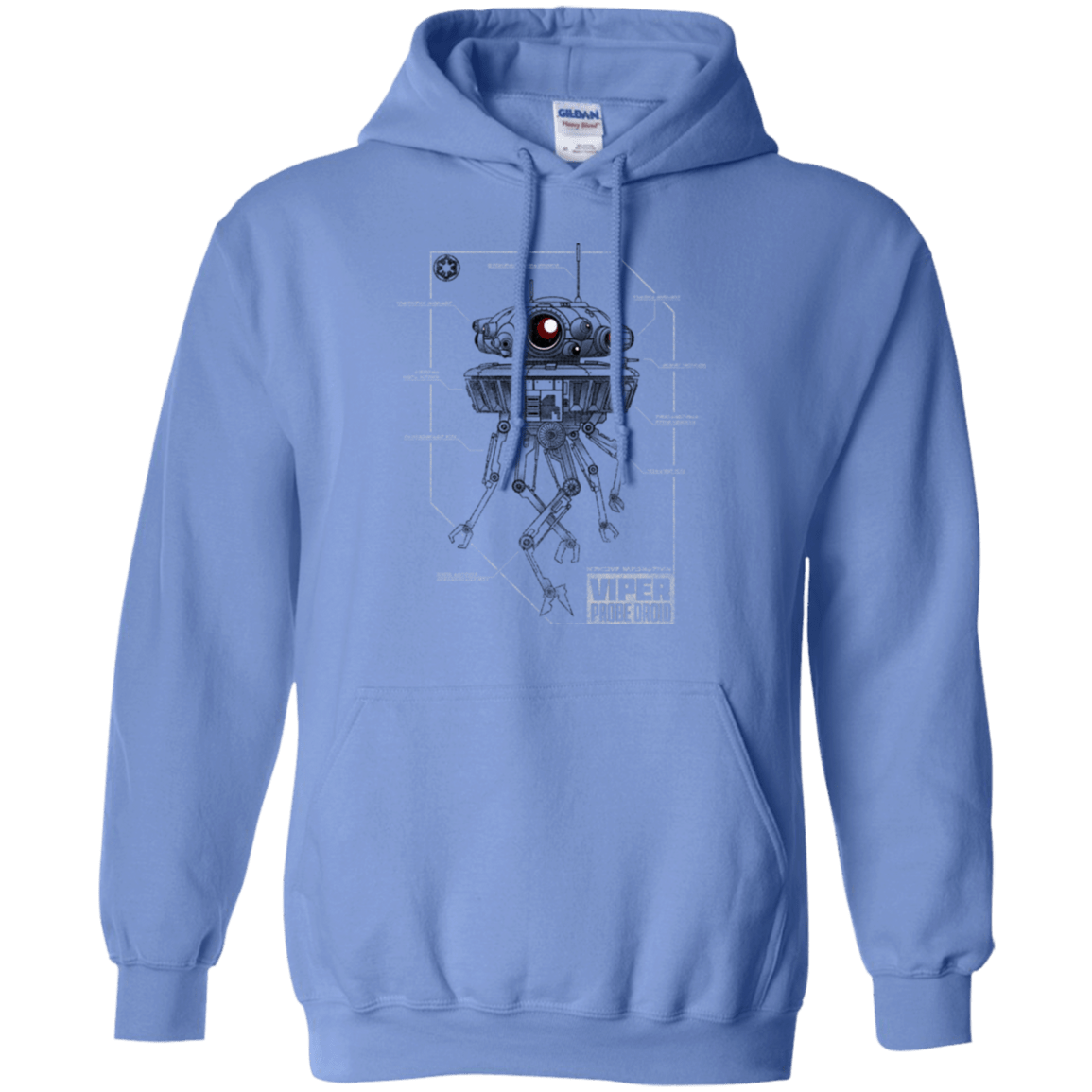 Sweatshirts Carolina Blue / S Probe Droid POD Pullover Hoodie
