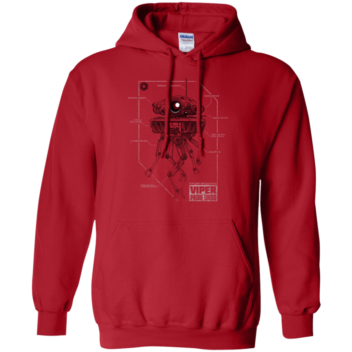 Sweatshirts Red / S Probe Droid POD Pullover Hoodie