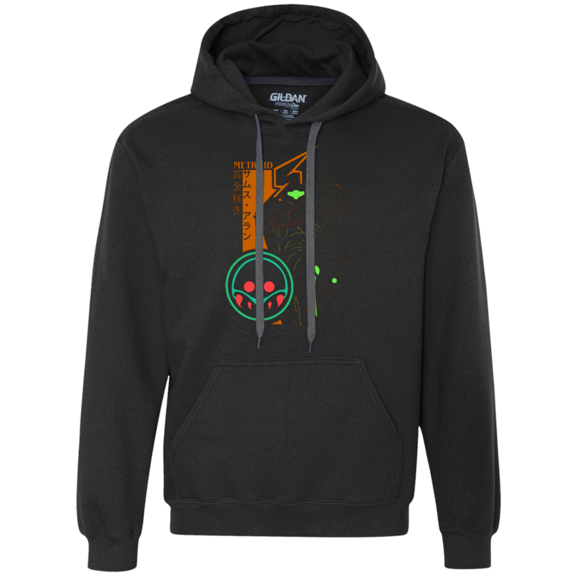 Sweatshirts Black / Small Profile-METROID Premium Fleece Hoodie