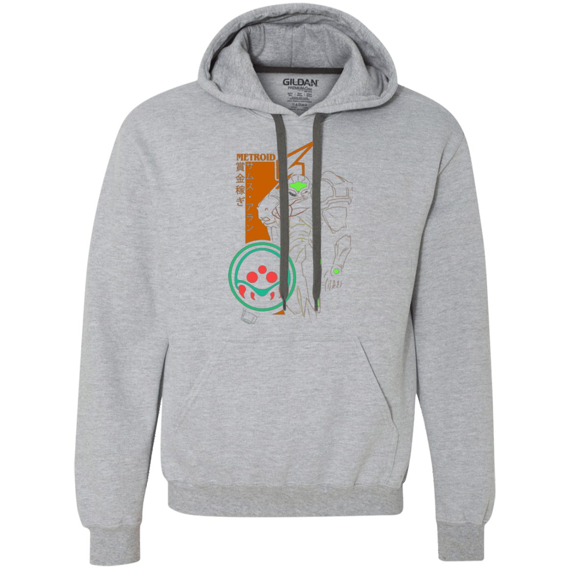 Sweatshirts Sport Grey / Small Profile-METROID Premium Fleece Hoodie