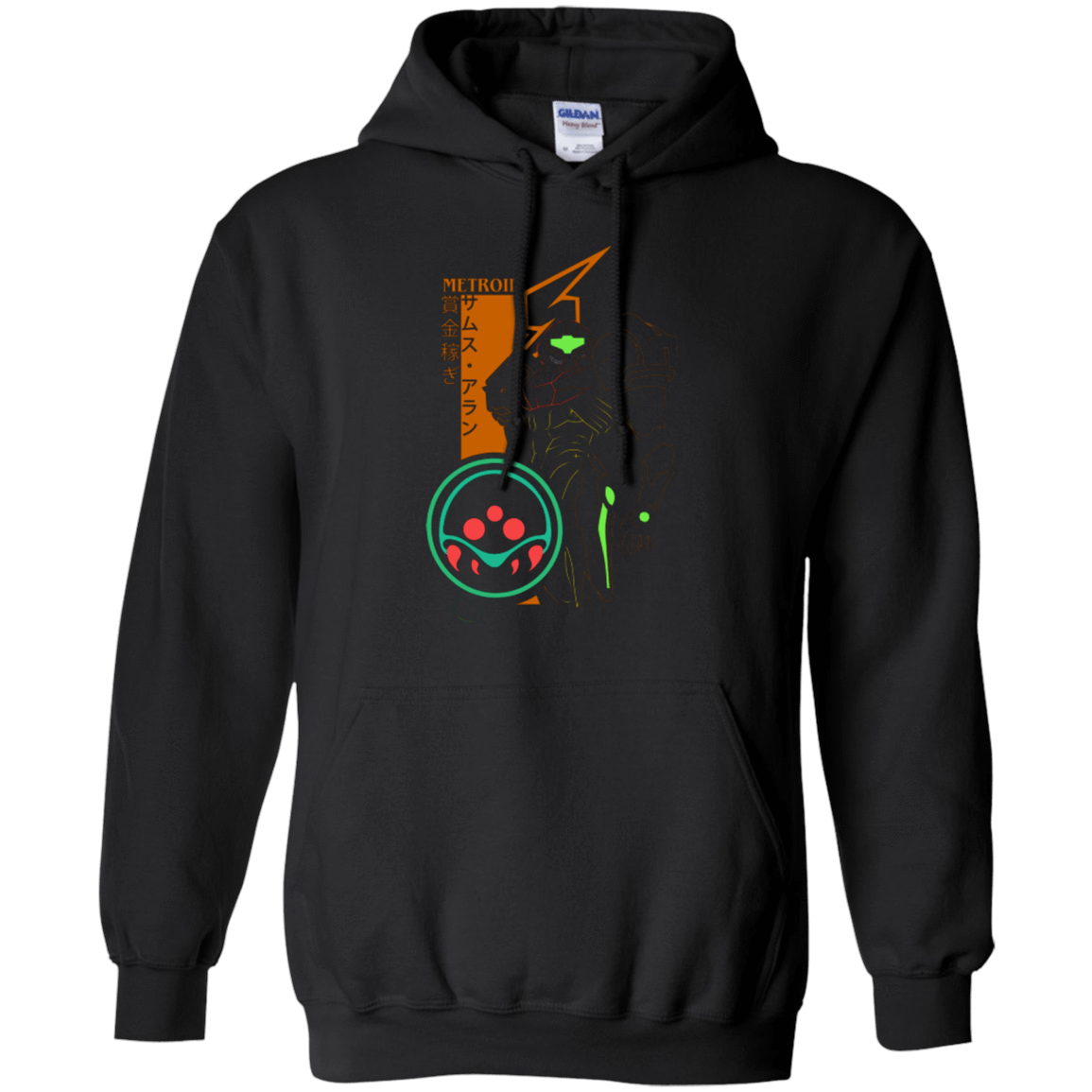 Sweatshirts Black / Small Profile-METROID Pullover Hoodie