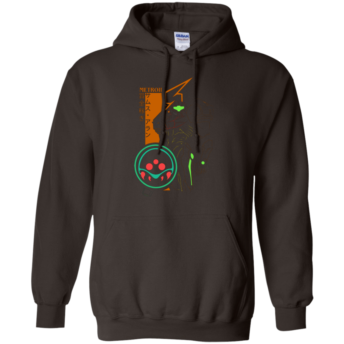 Sweatshirts Dark Chocolate / Small Profile-METROID Pullover Hoodie