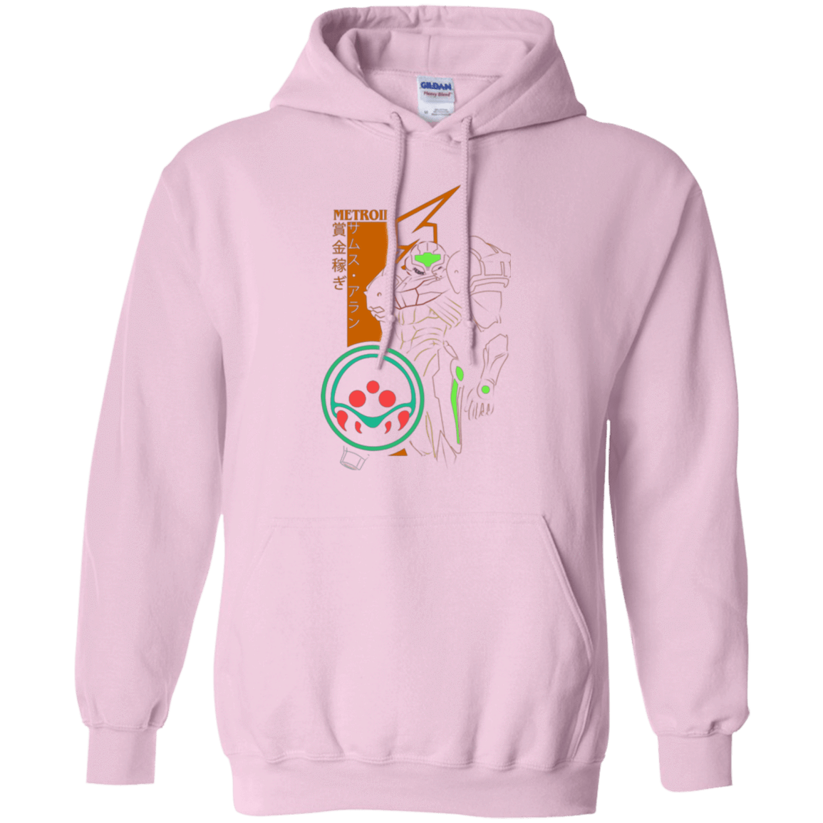 Sweatshirts Light Pink / Small Profile-METROID Pullover Hoodie