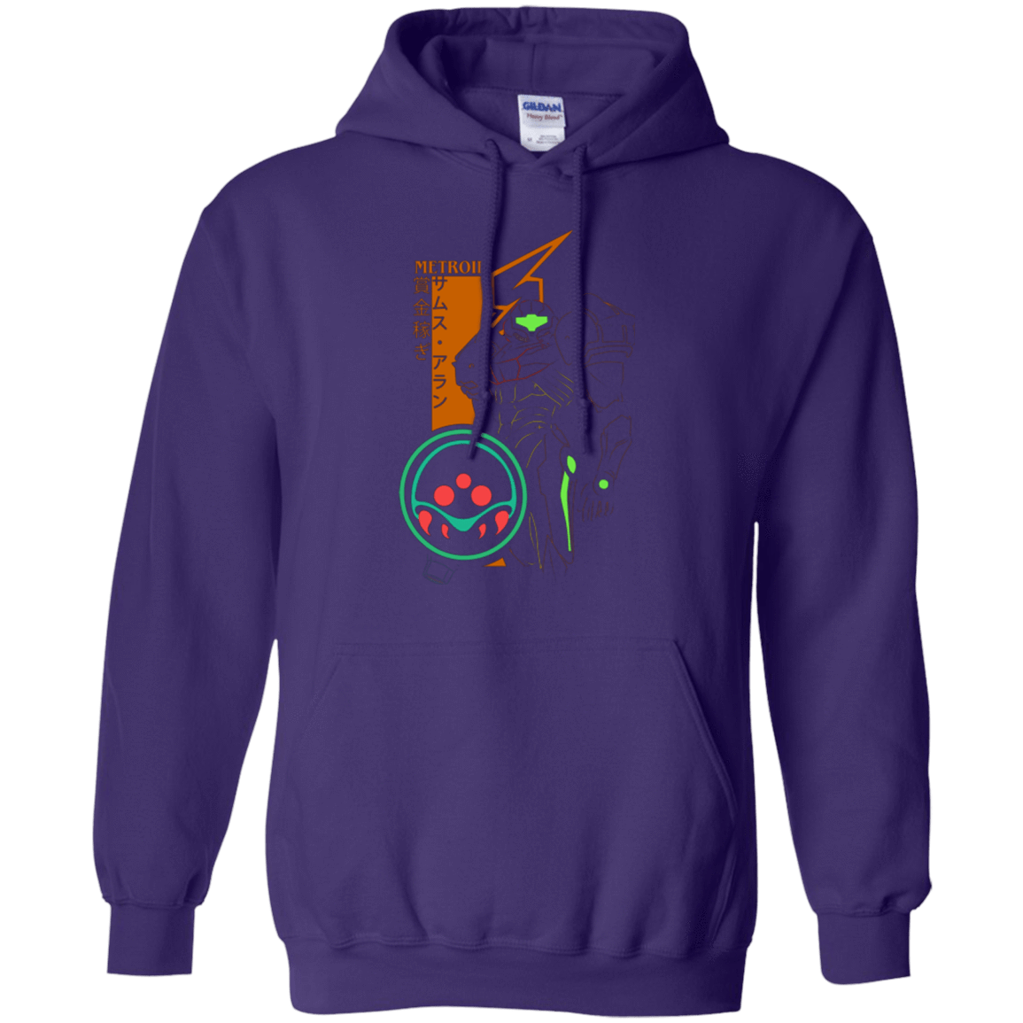 Sweatshirts Purple / Small Profile-METROID Pullover Hoodie