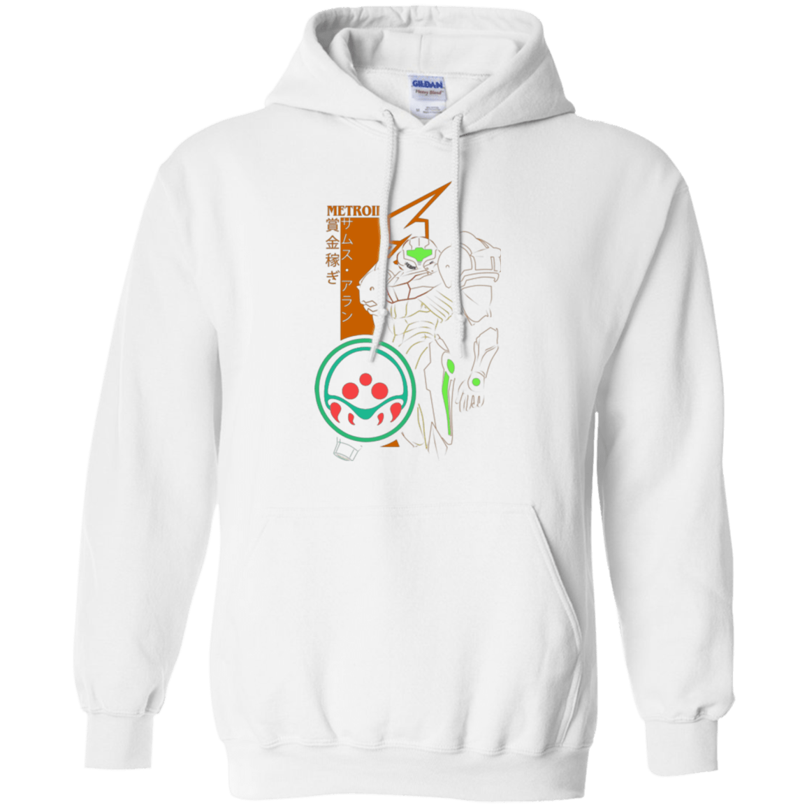 Sweatshirts White / Small Profile-METROID Pullover Hoodie
