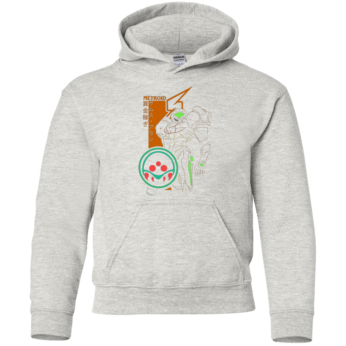 Sweatshirts Ash / YS Profile-METROID Youth Hoodie