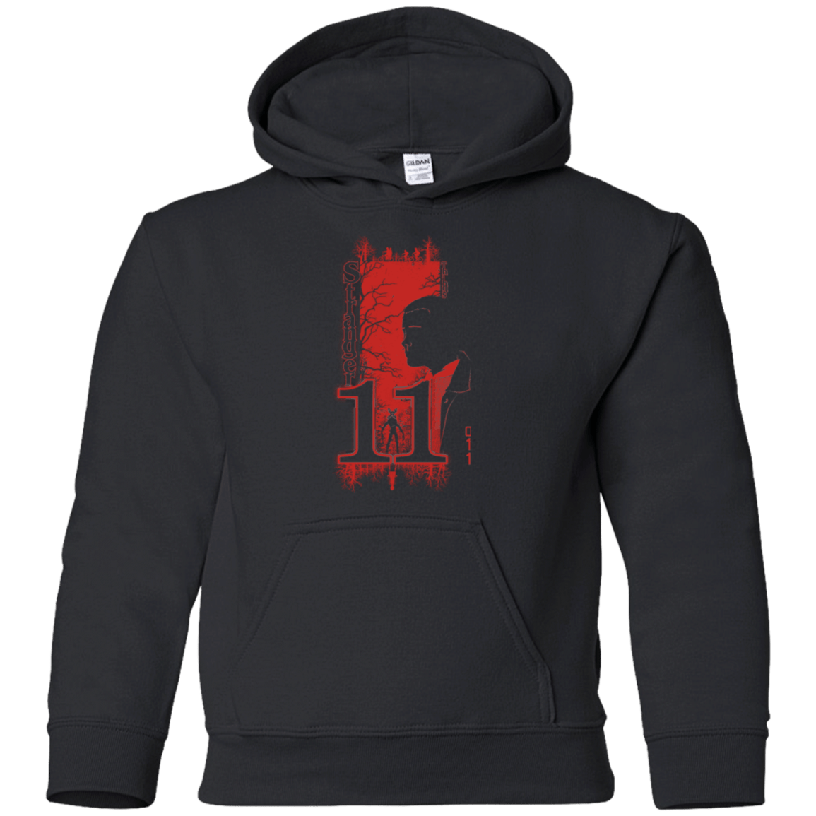 Sweatshirts Black / YS Profile-Stranger Things 11 Youth Hoodie