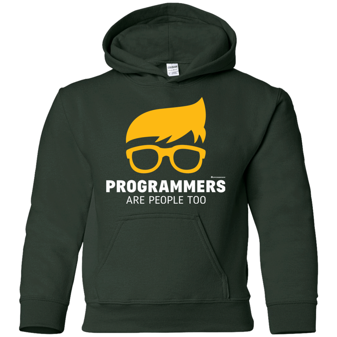 Sweatshirts Forest Green / YS Programmers Are People Too Youth Hoodie