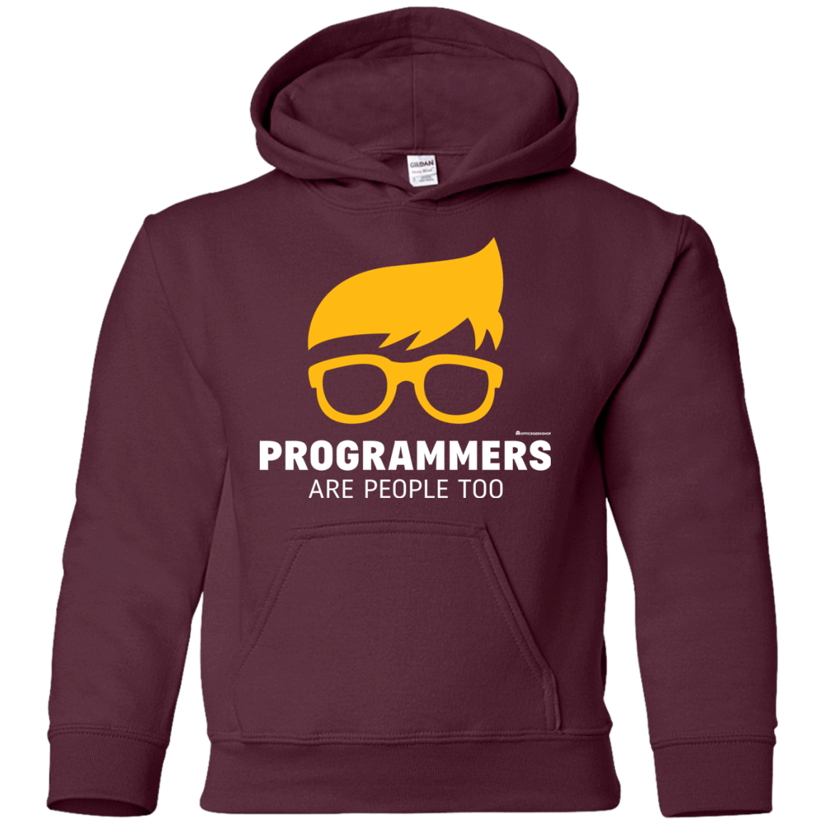 Sweatshirts Maroon / YS Programmers Are People Too Youth Hoodie
