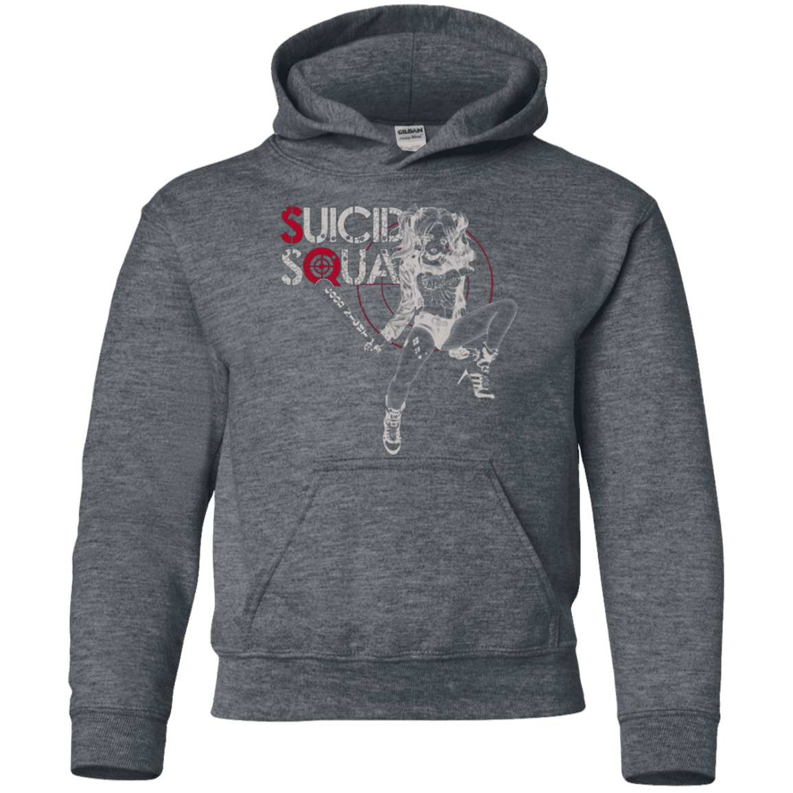 Sweatshirts Dark Heather / YS Property of J Youth Hoodie