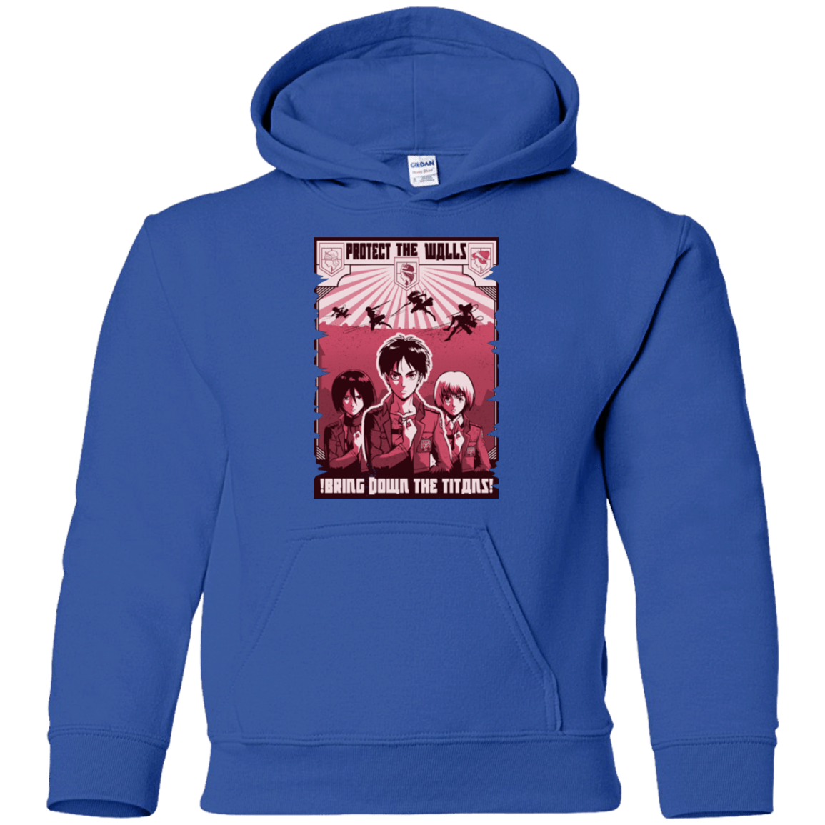 Sweatshirts Royal / YS Protect the Walls Youth Hoodie