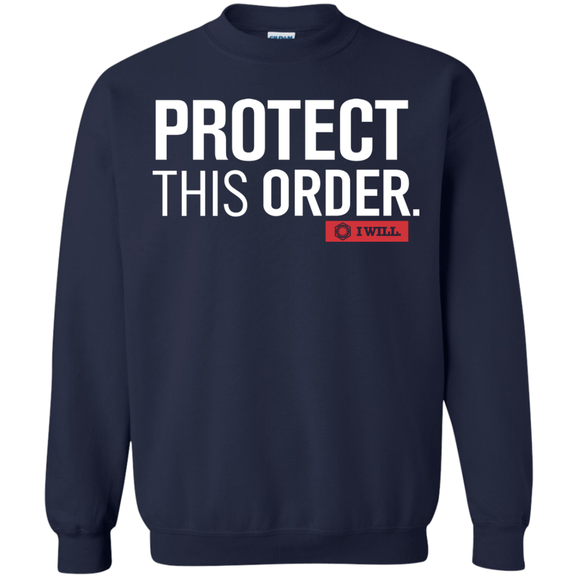 Sweatshirts Navy / Small Protect This Order Crewneck Sweatshirt