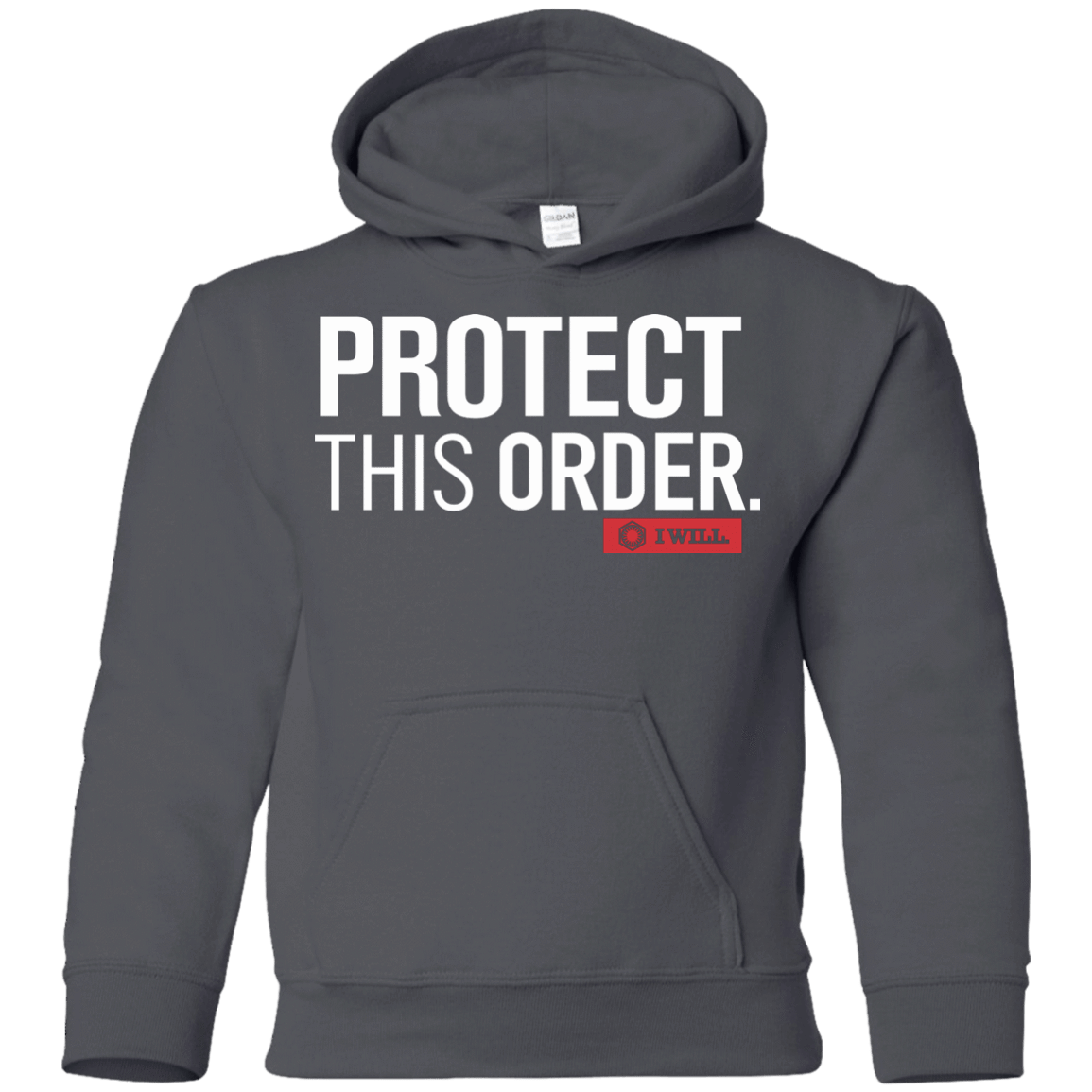 Sweatshirts Charcoal / YS Protect This Order Youth Hoodie