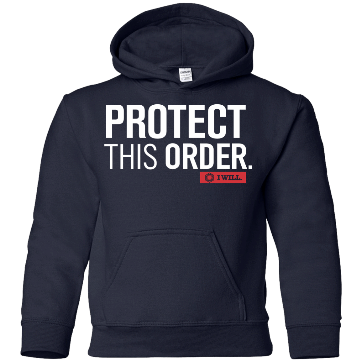 Sweatshirts Navy / YS Protect This Order Youth Hoodie