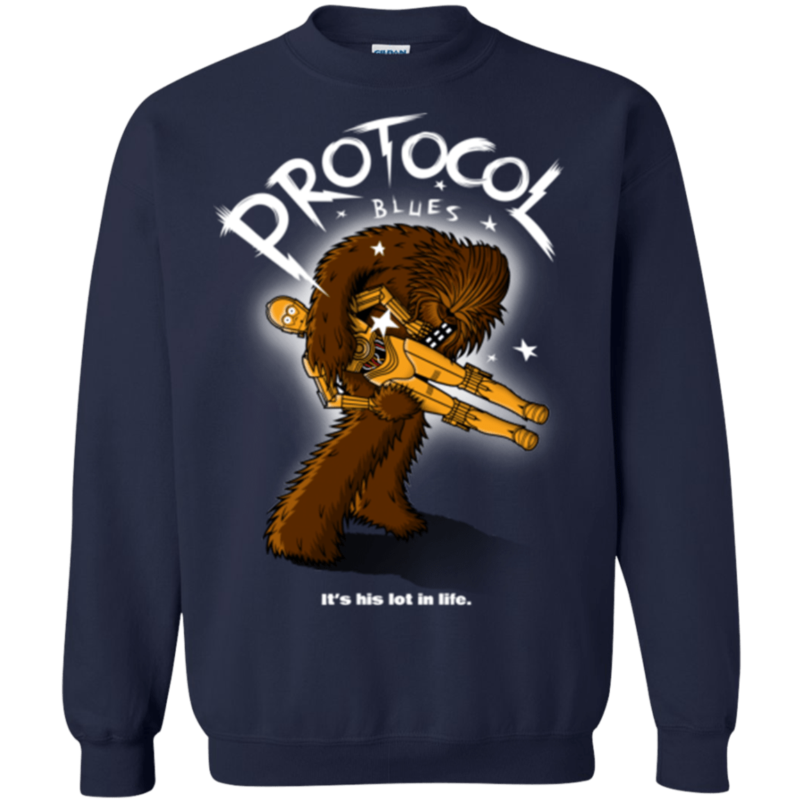 Sweatshirts Navy / Small Protocol Blues Crewneck Sweatshirt