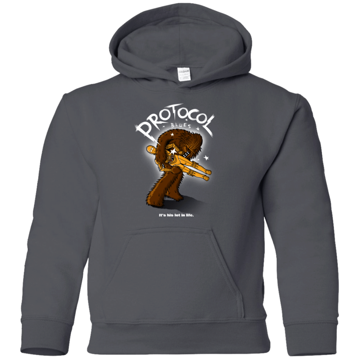 Sweatshirts Charcoal / YS Protocol Blues Youth Hoodie