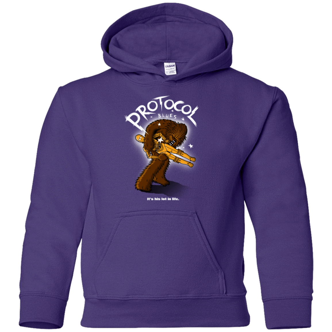 Sweatshirts Purple / YS Protocol Blues Youth Hoodie