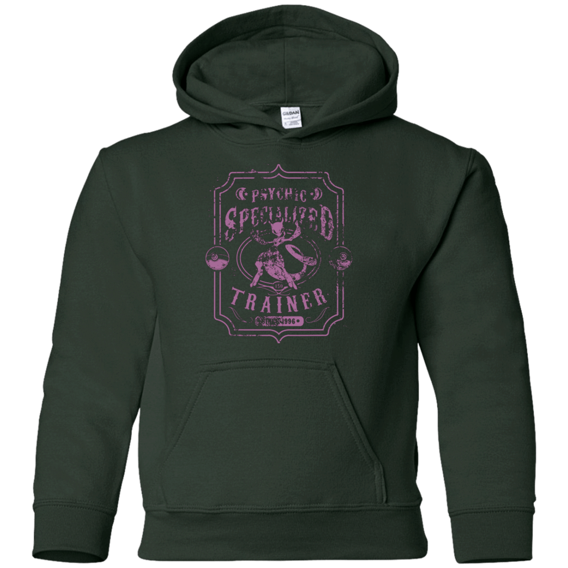 Sweatshirts Forest Green / YS Psychic Specialized Trainer 2 Youth Hoodie