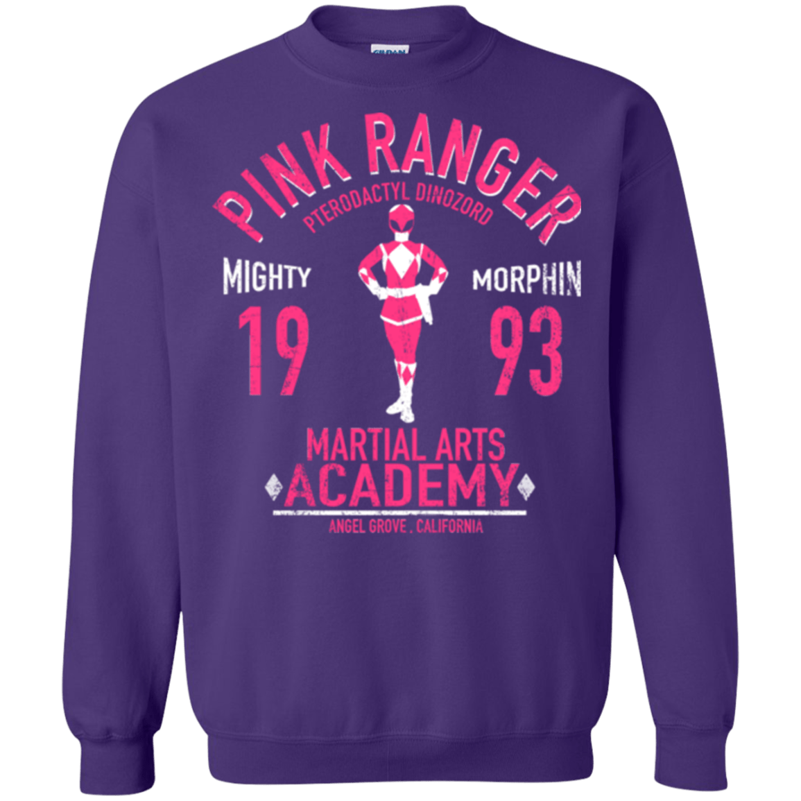 Sweatshirts Purple / Small Pterodactyl Ranger Crewneck Sweatshirt