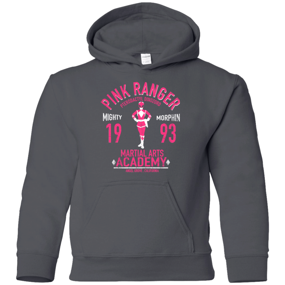 Sweatshirts Charcoal / YS Pterodactyl Ranger Youth Hoodie