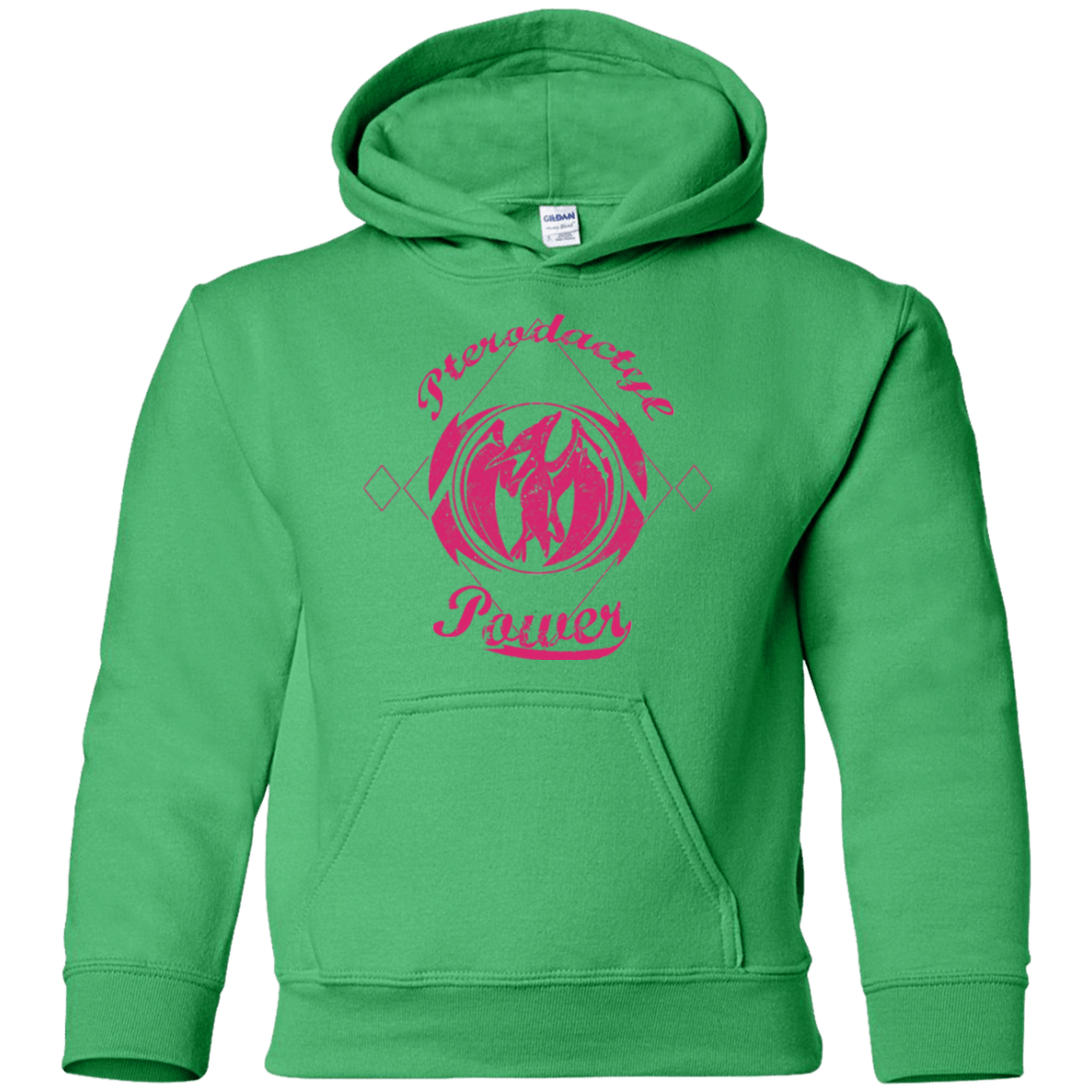 Sweatshirts Irish Green / YS Pterodactyl Youth Hoodie