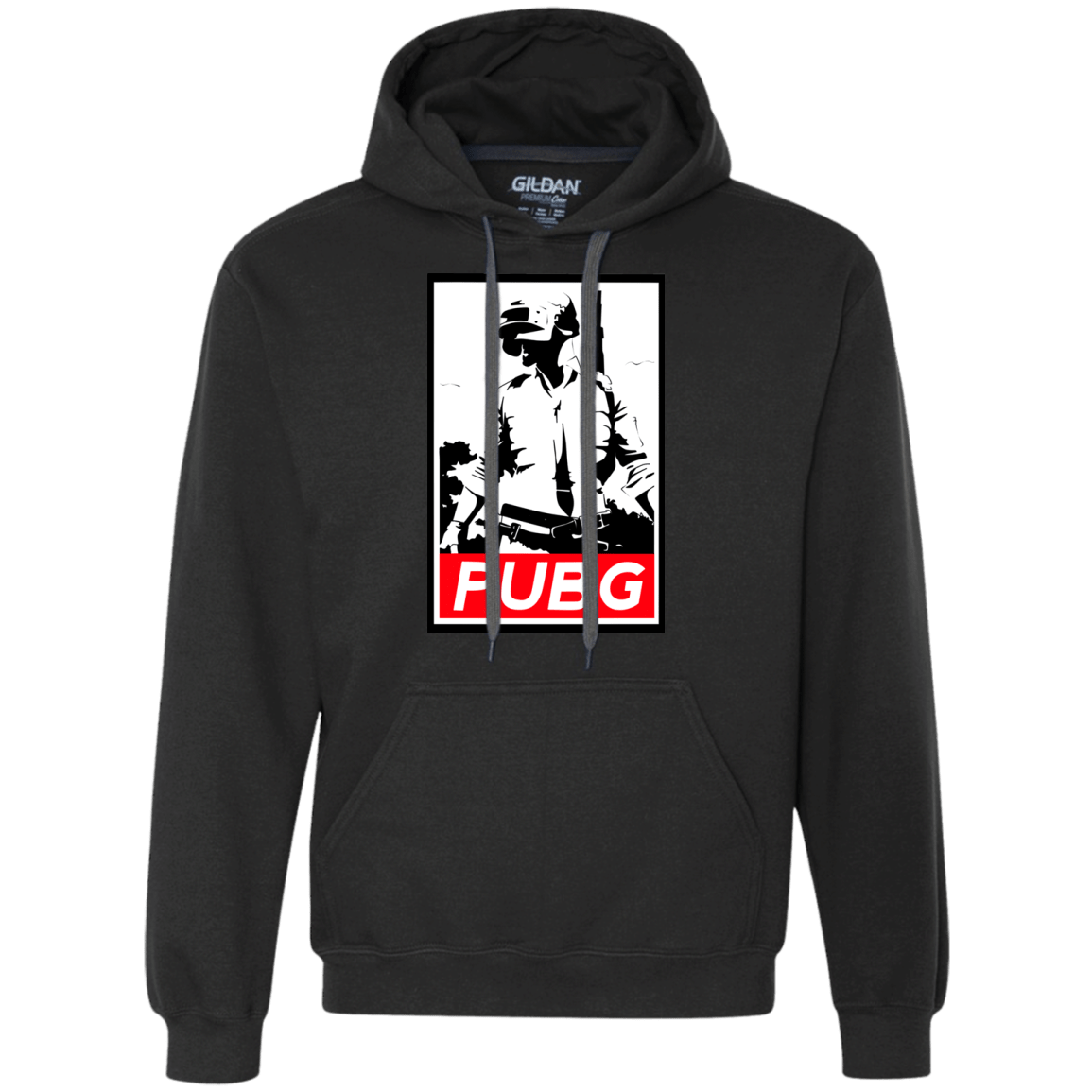 Sweatshirts Black / Small PUBG Premium Fleece Hoodie