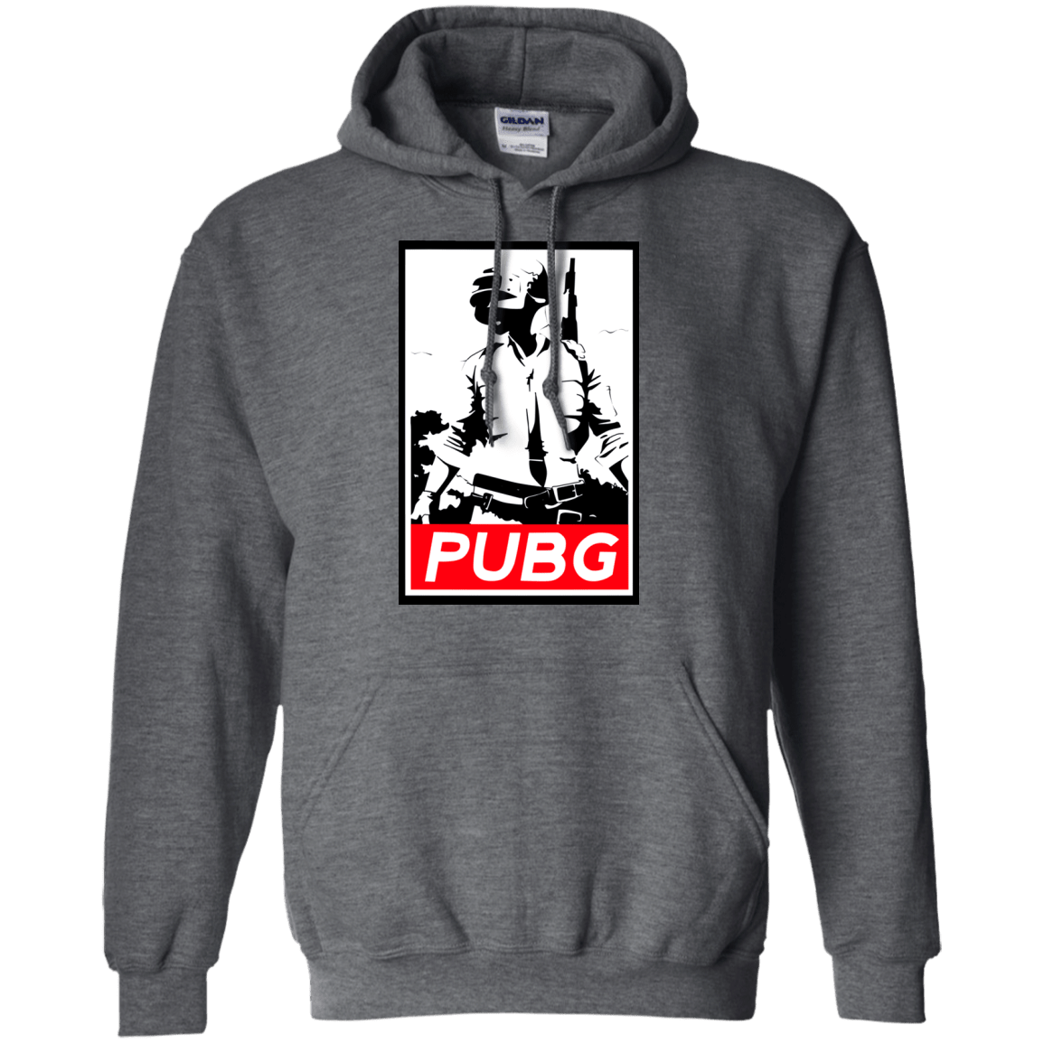 Sweatshirts Dark Heather / Small PUBG Pullover Hoodie