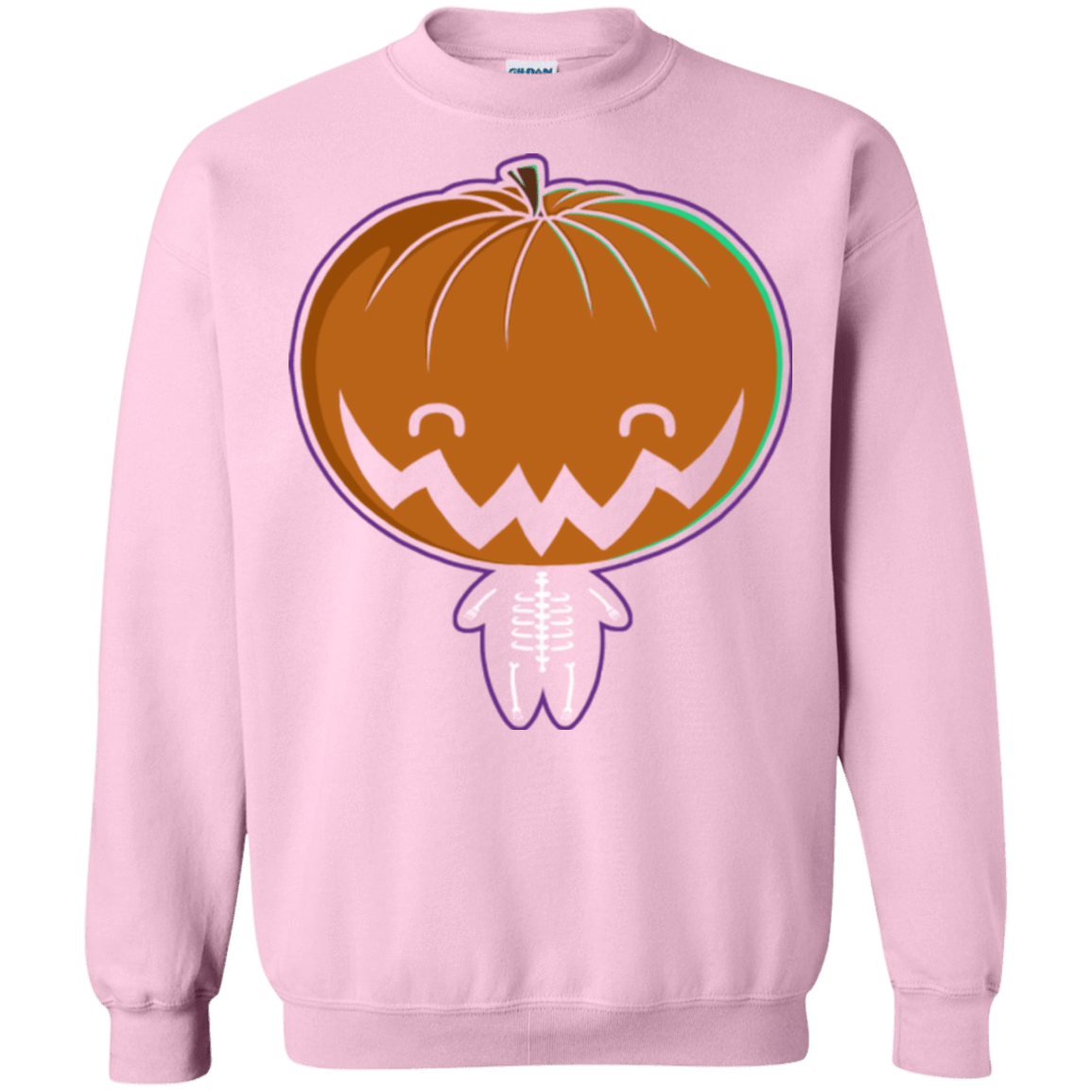 Sweatshirts Light Pink / Small Pumpkin Head Crewneck Sweatshirt