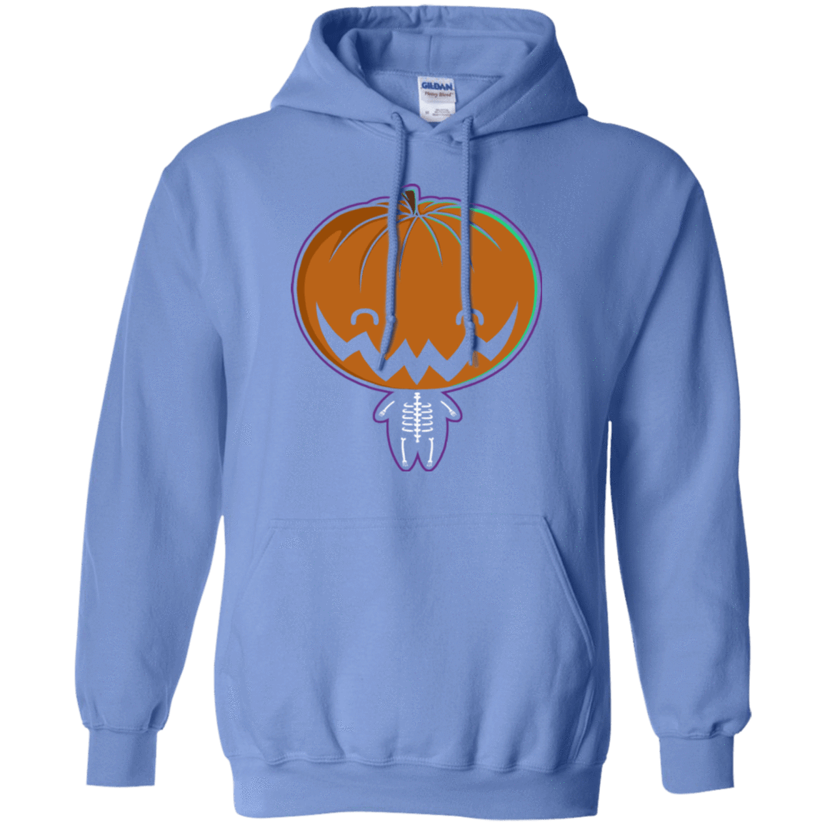 Sweatshirts Carolina Blue / Small Pumpkin Head Pullover Hoodie