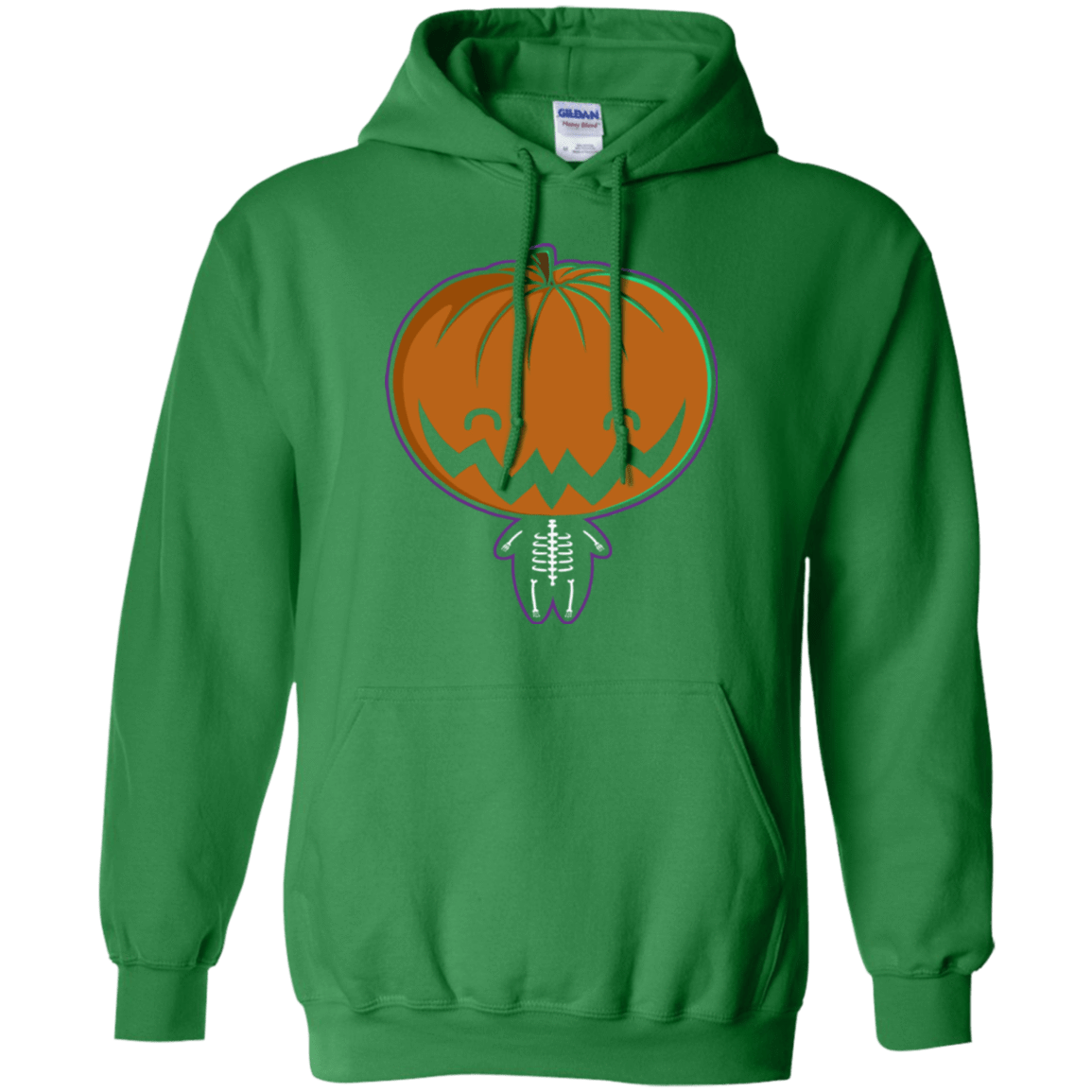 Sweatshirts Irish Green / Small Pumpkin Head Pullover Hoodie