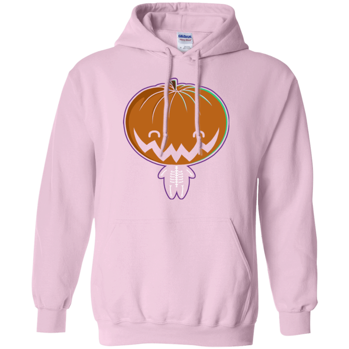 Sweatshirts Light Pink / Small Pumpkin Head Pullover Hoodie